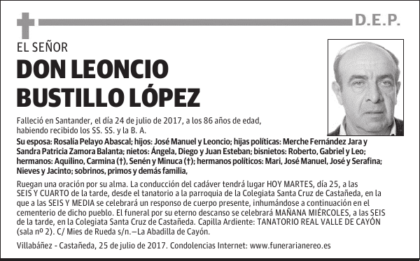 DON LEONCIO BUSTILLO LÓPEZ