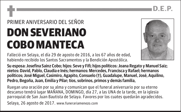 Don Severiano Cobo Manteca