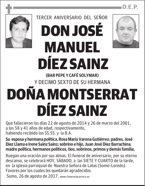 DON JOSÉ MANUEL DÍEZ SAINZ