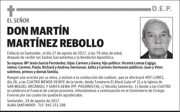 DON MARTÍN MARTÍNEZ REBOLLO
