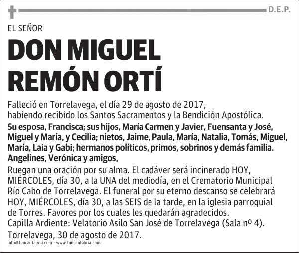 Don Miguel Remón Ortí