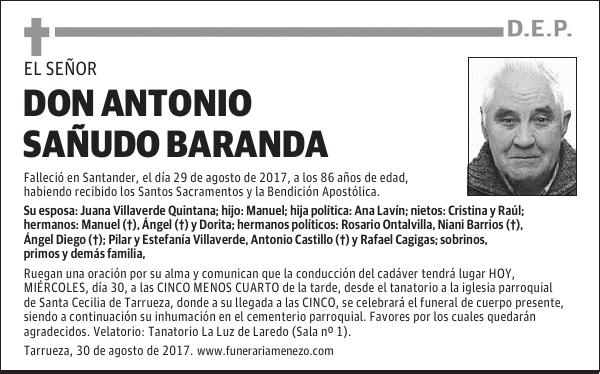 Don Antonio Sañudo Baranda