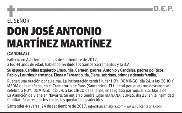 Don José Antonio Martínez Martínez