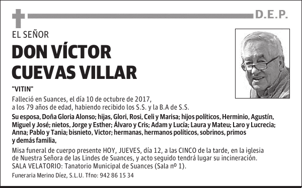 DON VICTOR CUEVAS VILLAR