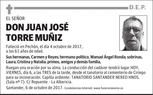 DON JUAN JOSE TORRE MUÑIZ