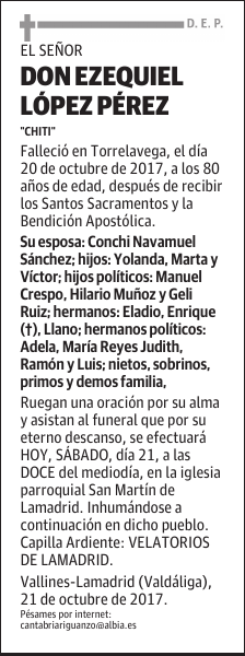 DON EZEQUIEL LÓPEZ PÉREZ