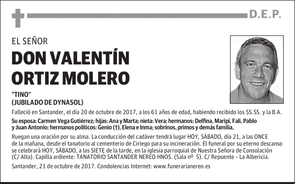 DON VALENTIN ORTIZ MOLERO