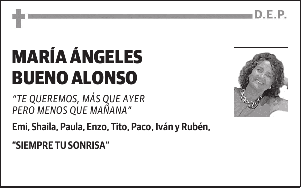 MARÍA ÁNGELES BUENO ALONSO