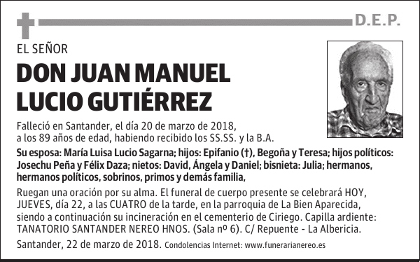 DON JUAN MANUEL LUCIO GUTIÉRREZ