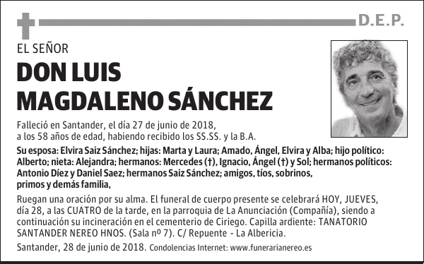 DON LUIS MAGDALENO SANCHEZ