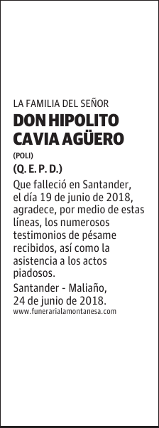 DON HIPOLITO CAVIA AGÜERO