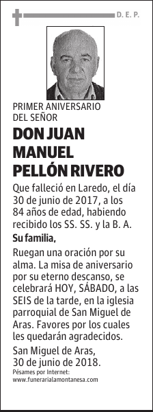 DON JUAN MANUEL PELLÓN RIVERO