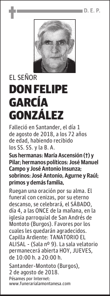 DON FELIPE GARCÍA GONZÁLEZ
