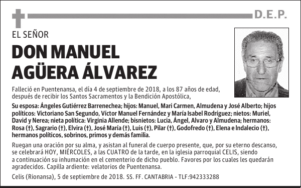 DON MANUEL AGÜERA ÁLVAREZ