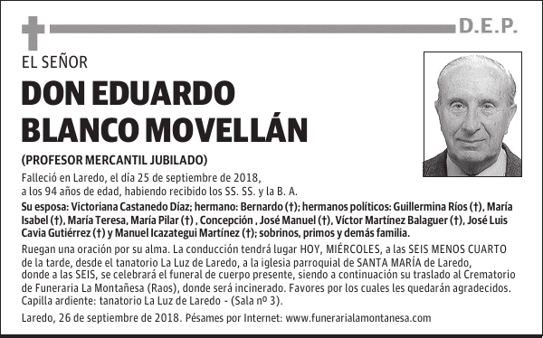 DON EDUARDO BLANCO MOVELLÁN