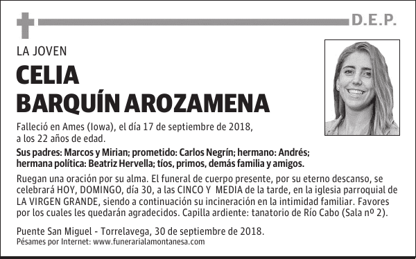 CELIA BARQUÍN AROZAMENA