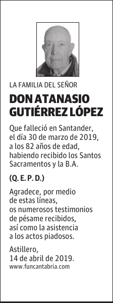 DON ATANASIO GUTIÉRREZ LÓPEZ