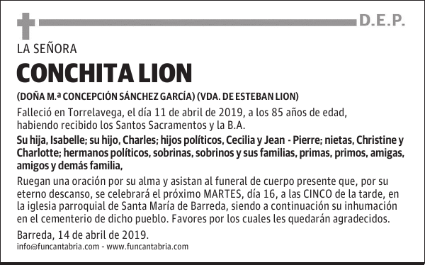 CONCHITA LION