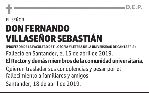 DON FERNANDO VILLASEÑOR SEBASTIAN