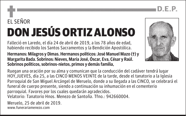 Don Jesús Ortiz Alonso