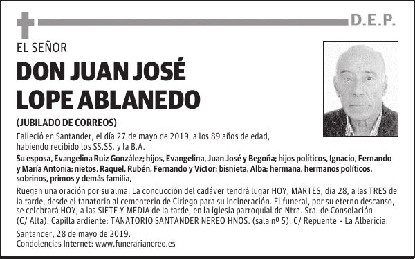 DON JUAN JOSÉ LOPE ABLANEDO