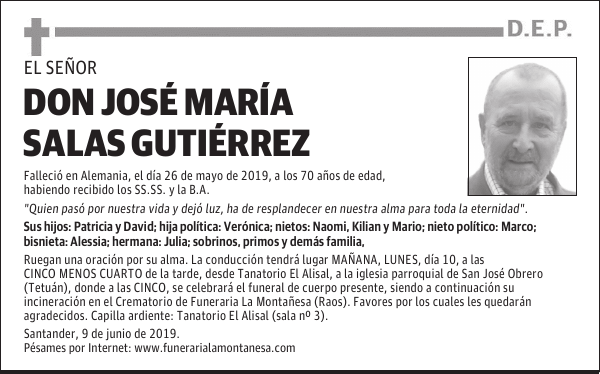 DON JOSÉ MARÍA SALAS GUTIÉRREZ