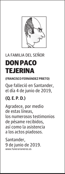 DON PACO TEJERINA