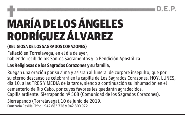 MARÍA DE LOS ÁNGELES RODRÍGUEZ ÁLVAREZ