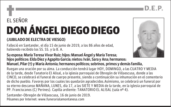 DON ÁNGEL DIEGO DIEGO