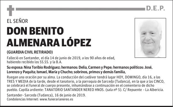 DON BENITO ALMENARA LÓPEZ