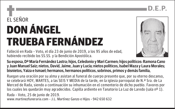 DON ÁNGEL TRUEBA FERNÁNDEZ