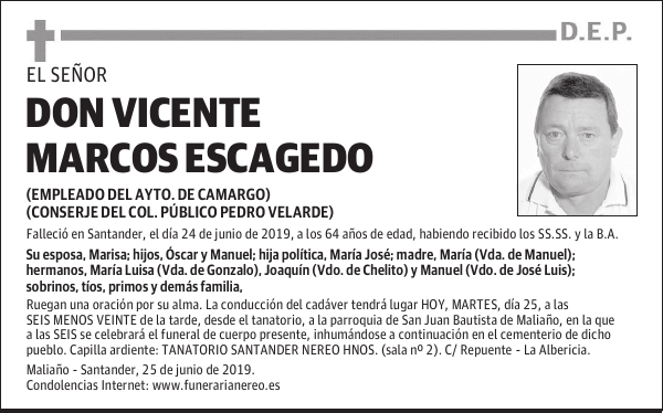 DON VICENTE MARCOS ESCAGEDO