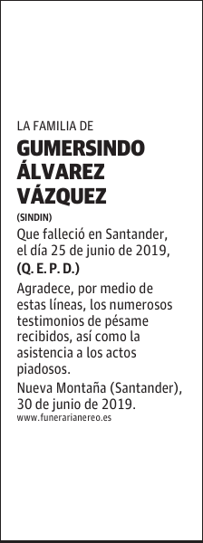 GUMERSINDO ÁLVAREZ VÁZQUEZ