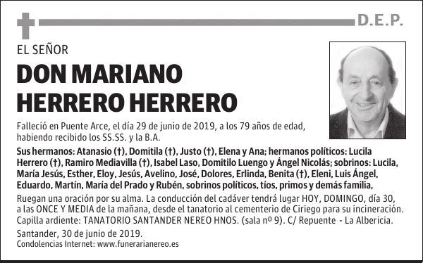 DON MARIANO HERRERO HERRERO