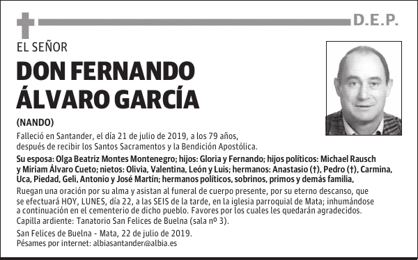DON FERNANDO ÁLVARO GARCÍA