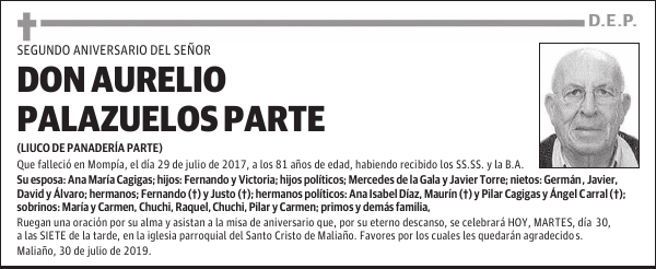 AURELIO PALAZUELOS PARTE