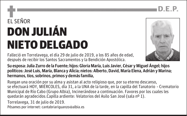 DON JULIÁN NIETO DELGADO