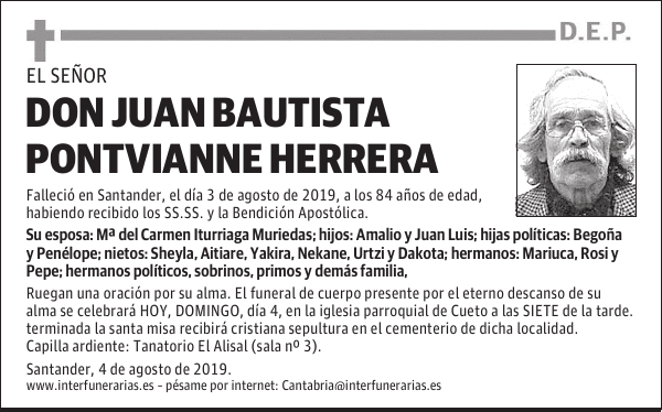 DON JUAN BAUTISTA PONTVIANNE HERRERA