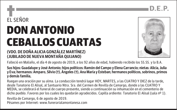 DON ANTONIO CEBALLOS CUARTAS
