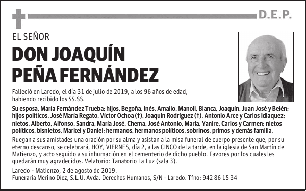 DON JOAQUÍN PEÑA FERNÁNDEZ