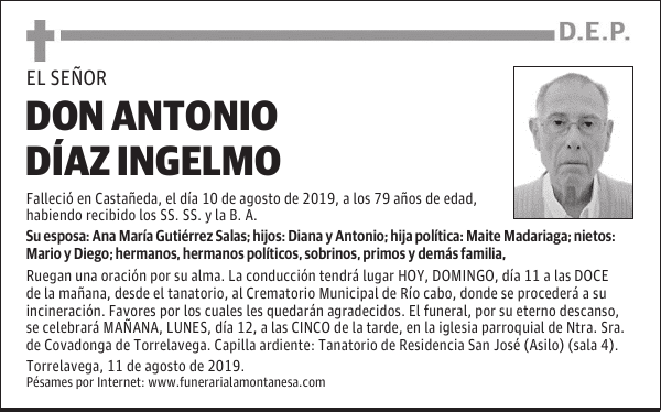 DON ANTONIO DÍAZ INGELMO