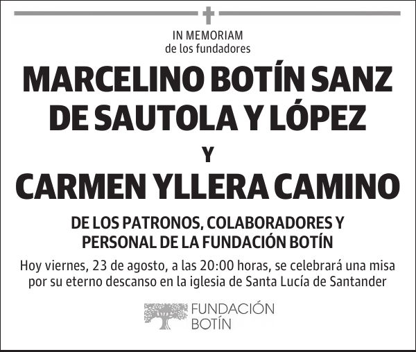 MARCELINO BOTÍN SANZ DE SAUTOLA