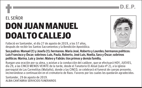 DON JUAN MANUEL DOALTO CALLEJO