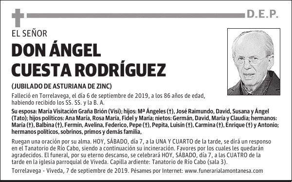 DON ÁNGEL CUESTA RODRÍGUEZ