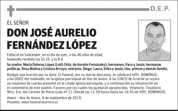 DON JOSÉ AURELIO FERNÁNDEZ LÓPEZ