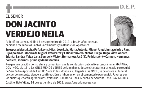 DON JACINTO VERDEJO NEILA