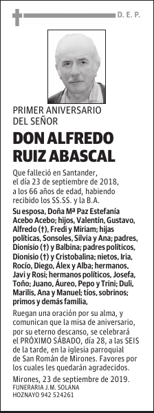 DON ALFREDO RUIZ ABASCAL