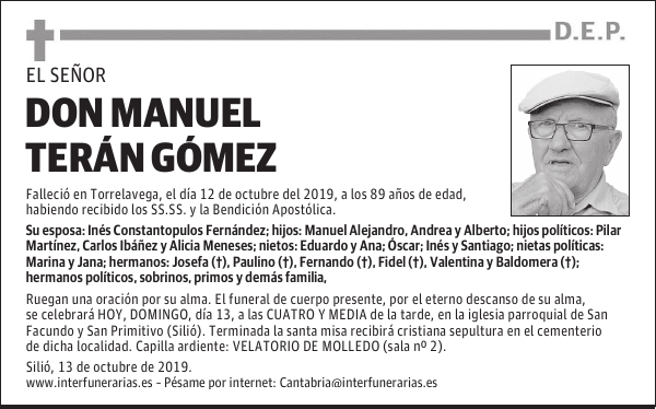 DON MANUEL TERÁN GÓMEZ