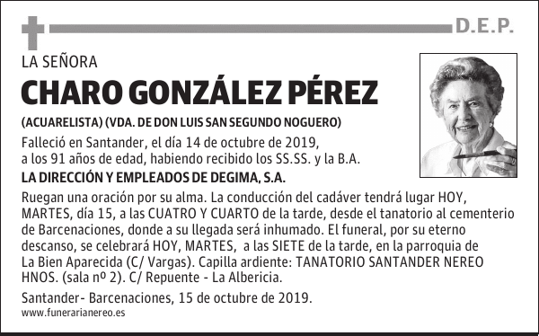 CHARO GONZÁLEZ PÉREZ