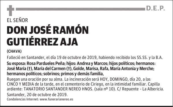 DON JOSÉ RAMÓN GUTIÉRREZ AJA